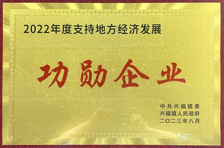 点赞|幕墙板厂家荣获“2023年度功勋企业”荣誉称号(图1)